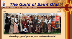 Desktop Screenshot of guildofsaintolaf.com