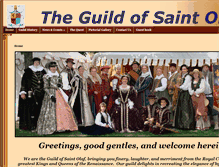 Tablet Screenshot of guildofsaintolaf.com